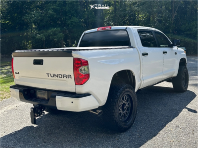 1 2016 Tundra Toyota 1794 Edition Rough Country Suspension Lift 6in Vision Rocker Gray Black