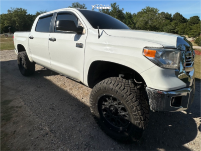 1 2016 Tundra Toyota 1794 Edition Rough Country Suspension Lift 6in Vision Rocker Gray Black