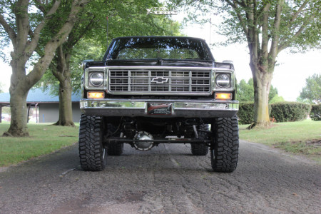 1 1978 K10 Chevrolet Custom Deluxe Rough Country Suspension Lift 4in Raceline Assault Chrome