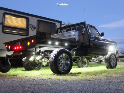 1 1978 K10 Chevrolet Custom Deluxe Rough Country Suspension Lift 4in Raceline Assault Chrome