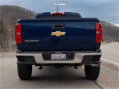 1 2019 Colorado Chevrolet Wt Fox Leveling Kit Icon Alloys Rebound Black