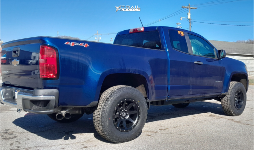 1 2019 Colorado Chevrolet Wt Fox Leveling Kit Icon Alloys Rebound Black
