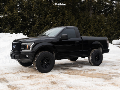 1 2019 F 150 Ford Xlt Unknown Suspension Lift 25in Anthem Off Road Valor Satin Black