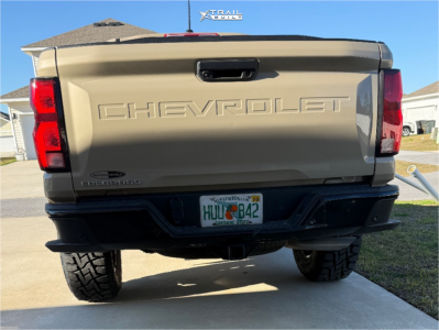 1 2023 Colorado Chevrolet Z71 Unknown Leveling Kit Xf Offroad Xf 232 Black Red