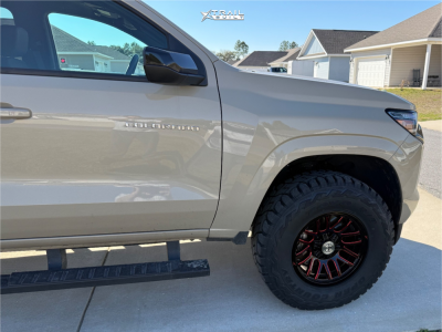 1 2023 Colorado Chevrolet Z71 Unknown Leveling Kit Xf Offroad Xf 232 Black Red