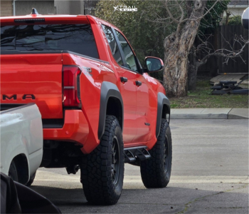 1 2024 Tacoma Toyota Trd Off Road Icon Suspension Lift 25in Method Mr703 Matte Black