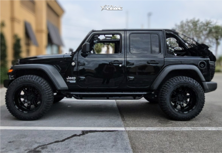 1 2019 Wrangler Jeep Unlimited Sport S Unknown Leveling Kit Level 8 Slingshot Matte Black