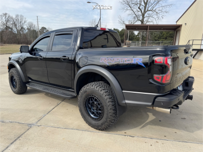 1 2024 Ranger Ford Raptor Stock Stock Kmc Km549 Black Blue