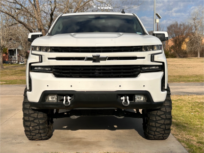 1 2019 Silverado 1500 Chevrolet Lt Rough Country Suspension Lift 6in Rough Country 97 Series Black