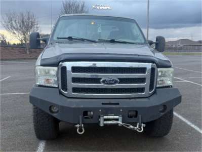 1 2005 F 350 Super Duty Ford Lariat Unknown Suspension Lift 3in Fuel Rincon Black