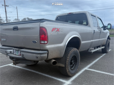 1 2005 F 350 Super Duty Ford Lariat Unknown Suspension Lift 3in Fuel Rincon Black
