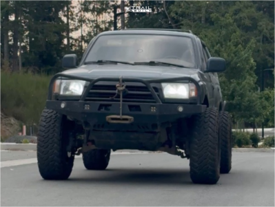 1 1998 4runner Toyota Sr5 Bilstein Lifted Dirty Life Enigma Race Matte Black