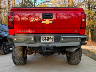 1 2017 Silverado 2500 Hd Chevrolet Ltz Rough Country Suspension Lift 75in Vision Tactical Satin Black