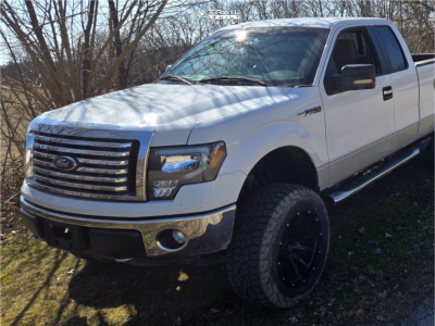 1 2011 F 150 Ford Xlt Rough Country Suspension Lift 6in Anthem Off Road Talon Black