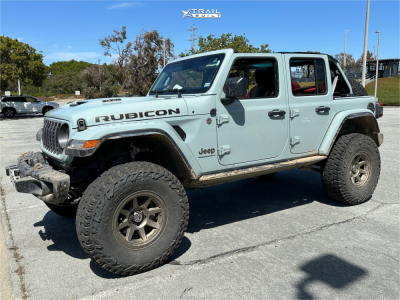 1 2024 Wrangler Jeep Unlimited Rubicon 392 Clayton Suspension Lift 35in Icon Alloys Rebound Pro Bronze
