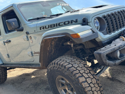 1 2024 Wrangler Jeep Unlimited Rubicon 392 Clayton Suspension Lift 35in Icon Alloys Rebound Pro Bronze