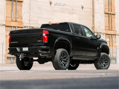 1 2023 Silverado 1500 Chevrolet Rst Stock Stock Gear Off Road Flair Black Milled