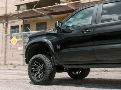 1 2023 Silverado 1500 Chevrolet Rst Stock Stock Gear Off Road Flair Black Milled