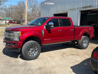 1 2017 F 250 Super Duty Ford Platinum Carli Suspension Lift 25in Vision Rocker Chrome
