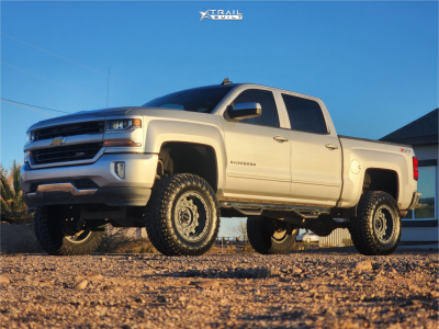 1 2017 Silverado 1500 Chevrolet Lt Unknown Suspension Lift 75in Vision Tactical Gunmetal