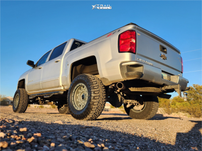 1 2017 Silverado 1500 Chevrolet Lt Unknown Suspension Lift 75in Vision Tactical Gunmetal