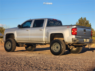 1 2017 Silverado 1500 Chevrolet Lt Unknown Suspension Lift 75in Vision Tactical Gunmetal