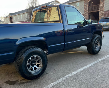1 1995 K1500 Chevrolet Silverado Stock Stock Vision Flow Satin Gray