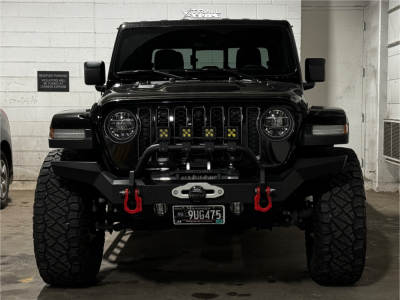 1 2020 Gladiator Jeep Rubicon Rough Country Suspension Lift 6in Black Rhino Arsenal Black