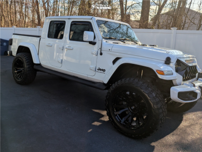 1 2023 Gladiator Jeep High Altitude Rough Country Suspension Lift 35in Fuel Blitz Hyperblack