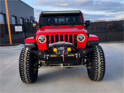 1 2022 Gladiator Jeep Sport Metalcloak Suspension Lift 45in Vision Inferno Machined