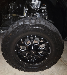 1 2022 Titan Nissan Pro 4x Rough Country Suspension Lift 6in Mayhem Warrior Black