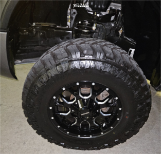 1 2022 Titan Nissan Pro 4x Rough Country Suspension Lift 6in Mayhem Warrior Black