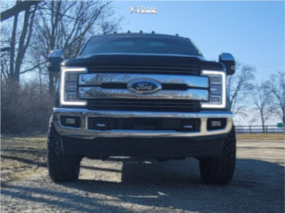1 2017 F 250 Super Duty Ford King Ranch Bilstein Leveling Kit Hardcore Offroad Hc24 Gloss Black