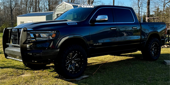 1 2021 1500 Ram Laramie Motofab Leveling Kit Hostile Alpha Black Milled