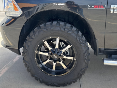 1 2015 1500 Ram Limited Readylift Suspension Lift 25in Moto Metal Mo970 Black Milled
