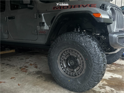 1 2021 Gladiator Jeep Mojave Rough Country Suspension Lift 35in Black Rhino Armory Gray With Black Accents