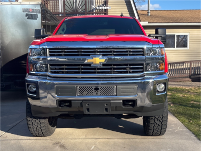 1 2017 Silverado 2500 Hd Chevrolet Lt Rough Country Suspension Lift 6in Fuel Renegade D264 Gloss Black