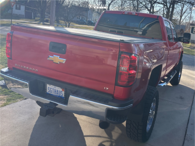 1 2017 Silverado 2500 Hd Chevrolet Lt Rough Country Suspension Lift 6in Fuel Renegade D264 Gloss Black
