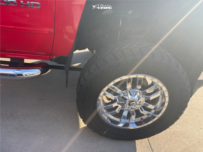 1 2017 Silverado 2500 Hd Chevrolet Lt Rough Country Suspension Lift 6in Fuel Renegade D264 Gloss Black