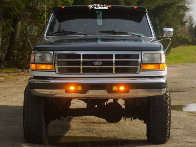 1 1993 F 250 Ford Xlt Rough Country Suspension Lift 4in Ultra 164 Polished