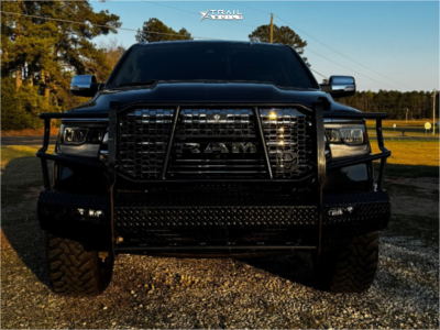 1 2021 1500 Ram Laramie Motofab Leveling Kit Hostile Alpha Black Milled
