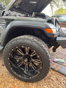 1 2020 Gladiator Jeep Sport Rough Country Leveling Kit Hardrock Spine Xposed Black