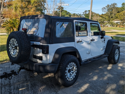 1 2017 Wrangler Jeep Unlimited Sport Stock Stock Rtx Offroad Zion White Black