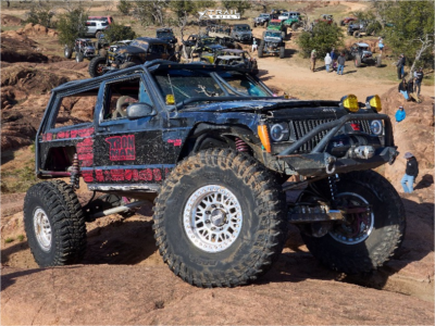 1 1996 Cherokee Jeep Classic Ironman 4x4 Fab Suspension Lift 5in Raceline Ryno Forged Beadlock Machined