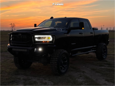 1 2021 2500 Ram Tradesman Bds Suspension Lift 6in Fuel Assault D546 Black