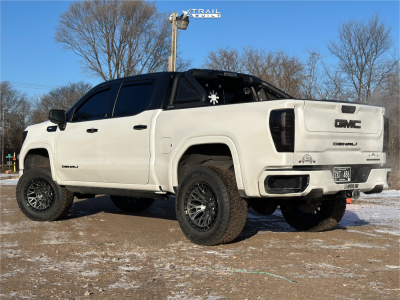 1 2022 Sierra 1500 Gmc Denali Bds Suspension Lift 6in Fuel Sigma Gunmetal Black