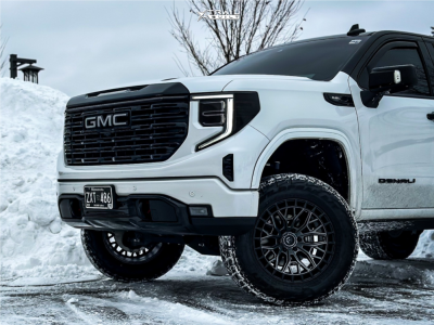 1 2022 Sierra 1500 Gmc Denali Bds Suspension Lift 6in Fuel Sigma Gunmetal Black