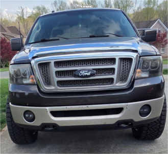1 2007 F 150 Ford King Ranch Bilstein Suspension Lift 25in Fuel Brawl Chrome