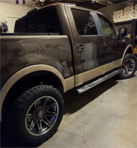 1 2007 F 150 Ford King Ranch Bilstein Suspension Lift 25in Fuel Brawl Chrome