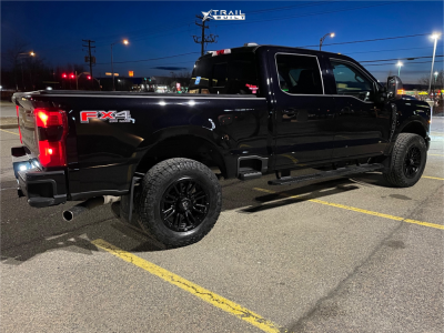 1 2024 F 250 Super Duty Ford Xlt Stock Stock Fuel Rebel Black